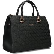 Elegante Zwarte Boston Tas Liu Jo , Black , Dames