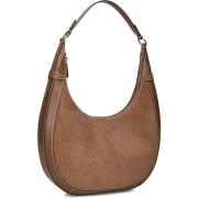 Bruine Crescent Hobo Schoudertas Michael Kors , Brown , Dames