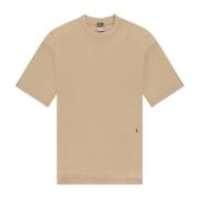 Minimalistisch Logo T-shirt - Relaxte Pasvorm Kultivate , Beige , Here...