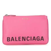 Pre-owned Leather balenciaga-bags Balenciaga Vintage , Pink , Dames