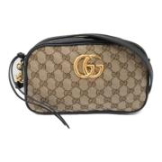 Pre-owned Canvas gucci-bags Gucci Vintage , Beige , Dames