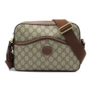 Pre-owned Canvas gucci-bags Gucci Vintage , Beige , Heren