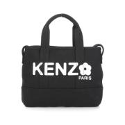 Zwarte Katoenen Handtas met Boke Flower Kenzo , Black , Dames