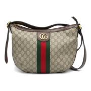 Pre-owned Canvas gucci-bags Gucci Vintage , Beige , Dames