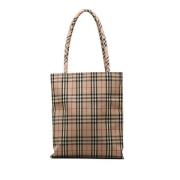 Pre-owned Canvas totes Burberry Vintage , Brown , Dames