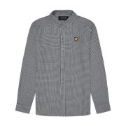 Shepherd Check Shirt in Donkerblauw/Wit Lyle & Scott , Blue , Heren