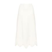 Midi Rok met Franjes Ulla Johnson , White , Dames