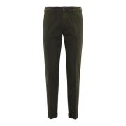 Stretch Gabardine Chinos Re-Hash , Green , Heren