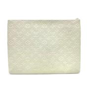 Pre-owned Leather louis-vuitton-bags Louis Vuitton Vintage , White , D...