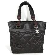 Pre-owned Leather chanel-bags Chanel Vintage , Black , Dames