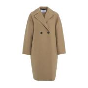 Beige Jassen Aw24 Model 178cm Harris Wharf London , Beige , Dames