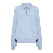 Kasjmier Polo Sweater Grijs Khaite , Gray , Dames