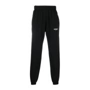 Zwarte Logo-Print Track Pants Represent , Black , Heren