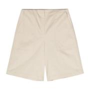 Wijde Beige Shorts Theory , Beige , Heren