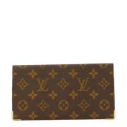 Pre-owned Plastic wallets Louis Vuitton Vintage , Brown , Dames