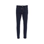 Blauwe Jeans Ss24 Dsquared2 , Blue , Heren