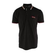 Zwarte Polo Shirt Regular Fit Heren Hugo Boss , Black , Heren