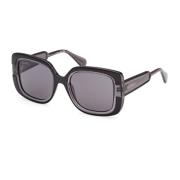 Stijlvolle Zonnebril Mo0096 Zwart Max & Co , Black , Dames