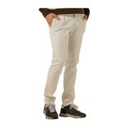 Heren Chino Broek in Zand Profuomo , Beige , Heren