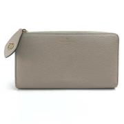 Pre-owned Leather wallets Louis Vuitton Vintage , Beige , Dames