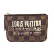 Pre-owned Canvas wallets Louis Vuitton Vintage , Brown , Dames