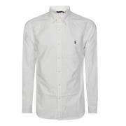 Oxford Overhemd Klassiek Model Ralph Lauren , White , Heren