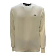 Tricot Crew Neck Off White Sweater La Martina , White , Heren