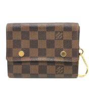 Pre-owned Canvas wallets Louis Vuitton Vintage , Brown , Dames