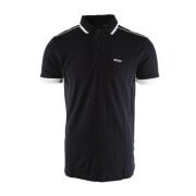 Navy Blue Polo Regular Fit Hugo Boss , Blue , Heren