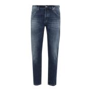 Brighton Mid Jeans Dondup , Blue , Heren