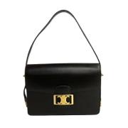 Pre-owned Leather celine-bags Celine Vintage , Black , Dames