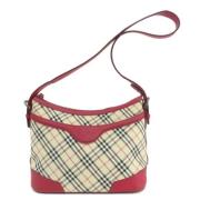 Pre-owned Canvas shoulder-bags Burberry Vintage , Beige , Dames