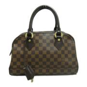 Pre-owned Fabric louis-vuitton-bags Louis Vuitton Vintage , Brown , Da...