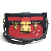 Pre-owned Leather louis-vuitton-bags Louis Vuitton Vintage , Red , Dam...