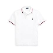 Witte Polo Shirt met Pony Logo Ralph Lauren , White , Heren