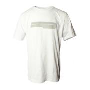 Heren Wit T-shirt 94% Katoen Hugo Boss , White , Heren