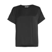 t-shirt Moss Copenhagen , Black , Dames