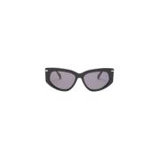 Cat-eye acetaat zonnebril Max Mara , Black , Dames