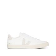 Witte Beige Sneakers Pebble Textuur Veja , White , Unisex