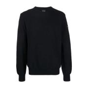 Zwarte Crew Neck Sweater Heritage Paul & Shark , Black , Heren