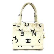 Pre-owned Cotton chanel-bags Chanel Vintage , White , Dames