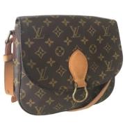 Pre-owned Canvas louis-vuitton-bags Louis Vuitton Vintage , Brown , Da...