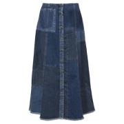 Pre-owned Denim bottoms Alexander McQueen Pre-owned , Blue , Dames