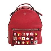 Pre-owned Leather fendi-bags Fendi Vintage , Red , Dames