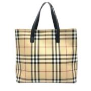 Pre-owned Fabric shoulder-bags Burberry Vintage , Beige , Dames