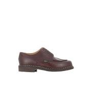 Bruine platte schoenen met Noorse constructie Paraboot , Brown , Heren