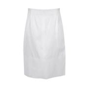 Pre-owned Cotton bottoms Celine Vintage , White , Dames