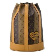 Pre-owned Canvas louis-vuitton-bags Louis Vuitton Vintage , Brown , Da...