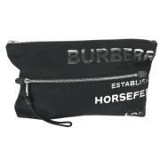 Pre-owned Fabric clutches Burberry Vintage , Black , Heren