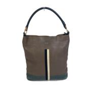 Pre-owned Leather shoulder-bags Celine Vintage , Brown , Dames